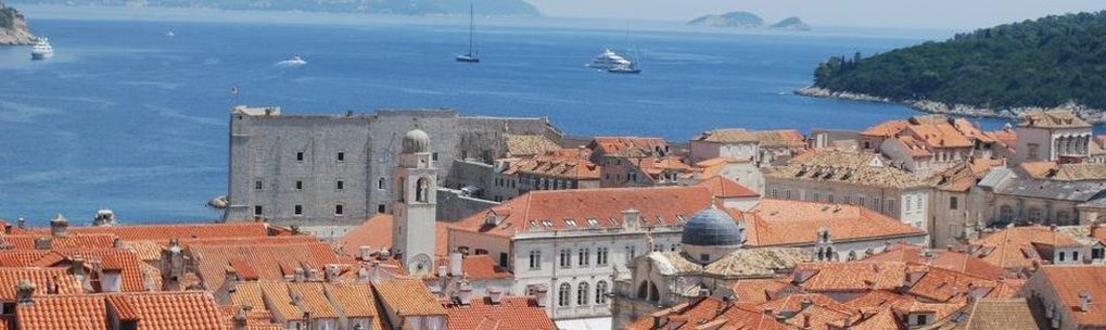 Dubrovnik Croatia, orange rooftops