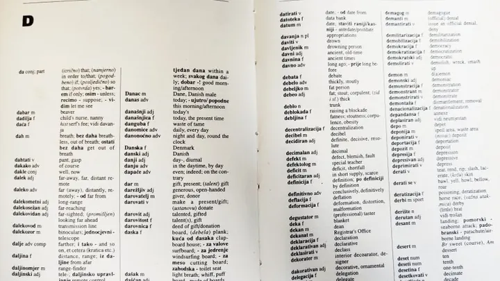 English croatian dictionary