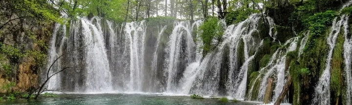 Plitvice Lakes waterfalls Croatia
