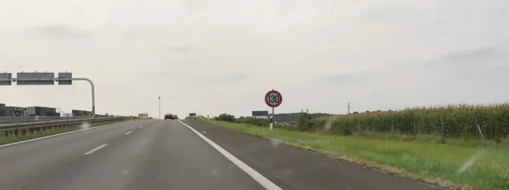 Speed limit on higways in croatia