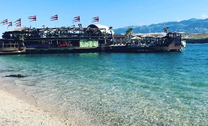 Zrce beach